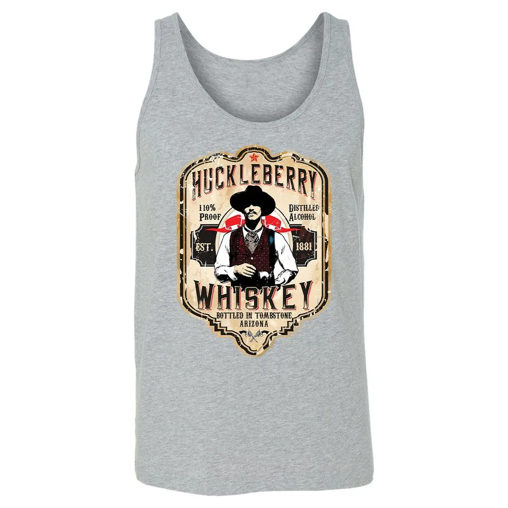 Huckleberry Whiskey Label - Athletic Heather - 4