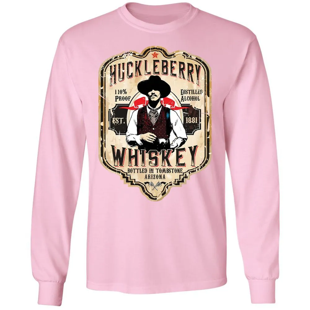 Huckleberry Whiskey Label - Light Pink - 3