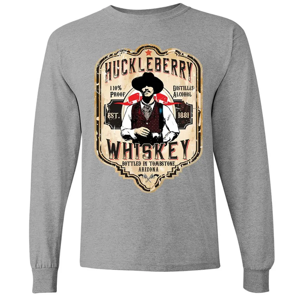 Huckleberry Whiskey Label - Graphite Heather - 6