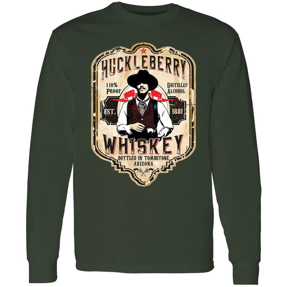 Huckleberry Whiskey Label - Forest Green - 8