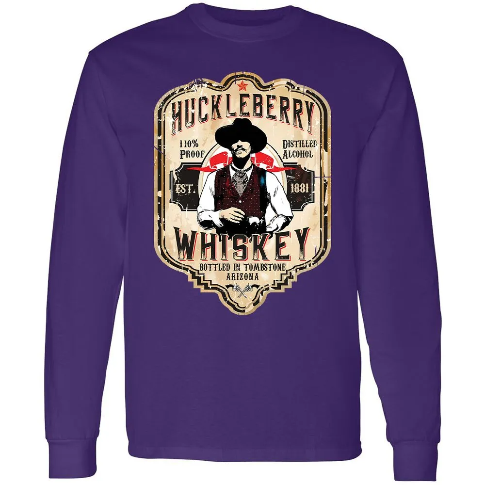 Huckleberry Whiskey Label - Purple - 13