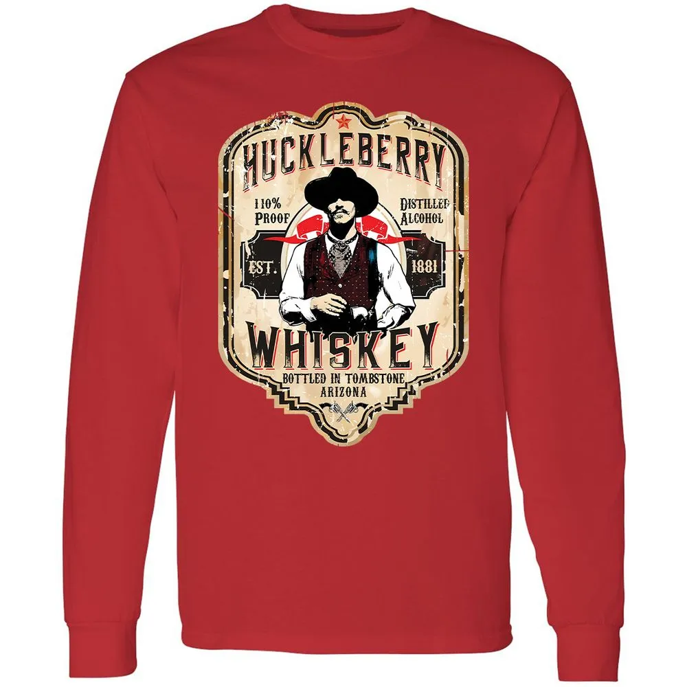 Huckleberry Whiskey Label - Red - 14