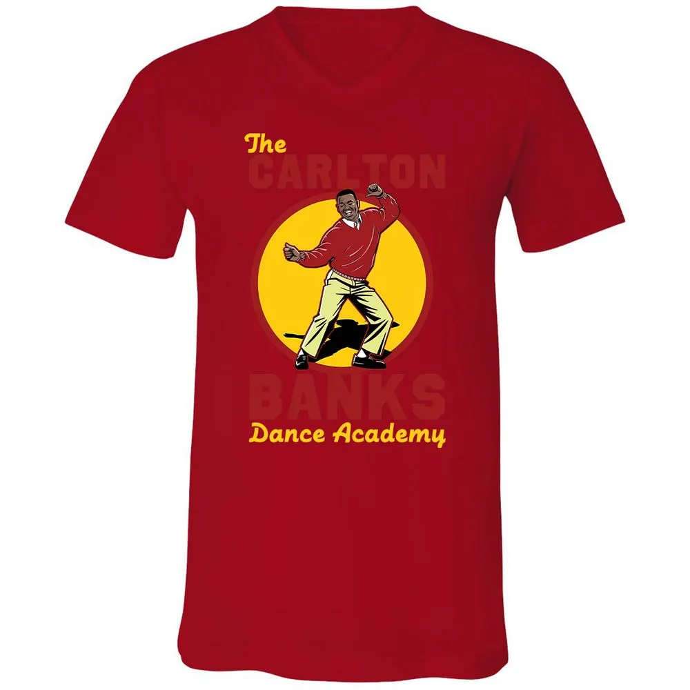Unisex V-Neck T-Shirt - EYT9LQF7 - Red - 3