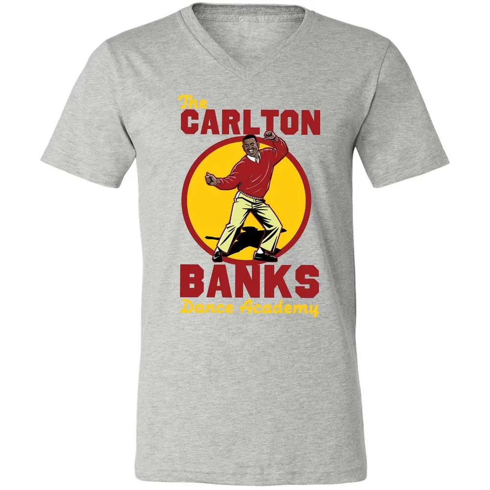 Unisex V-Neck T-Shirt - EYT9LQF7 - Athletic Heather - 7
