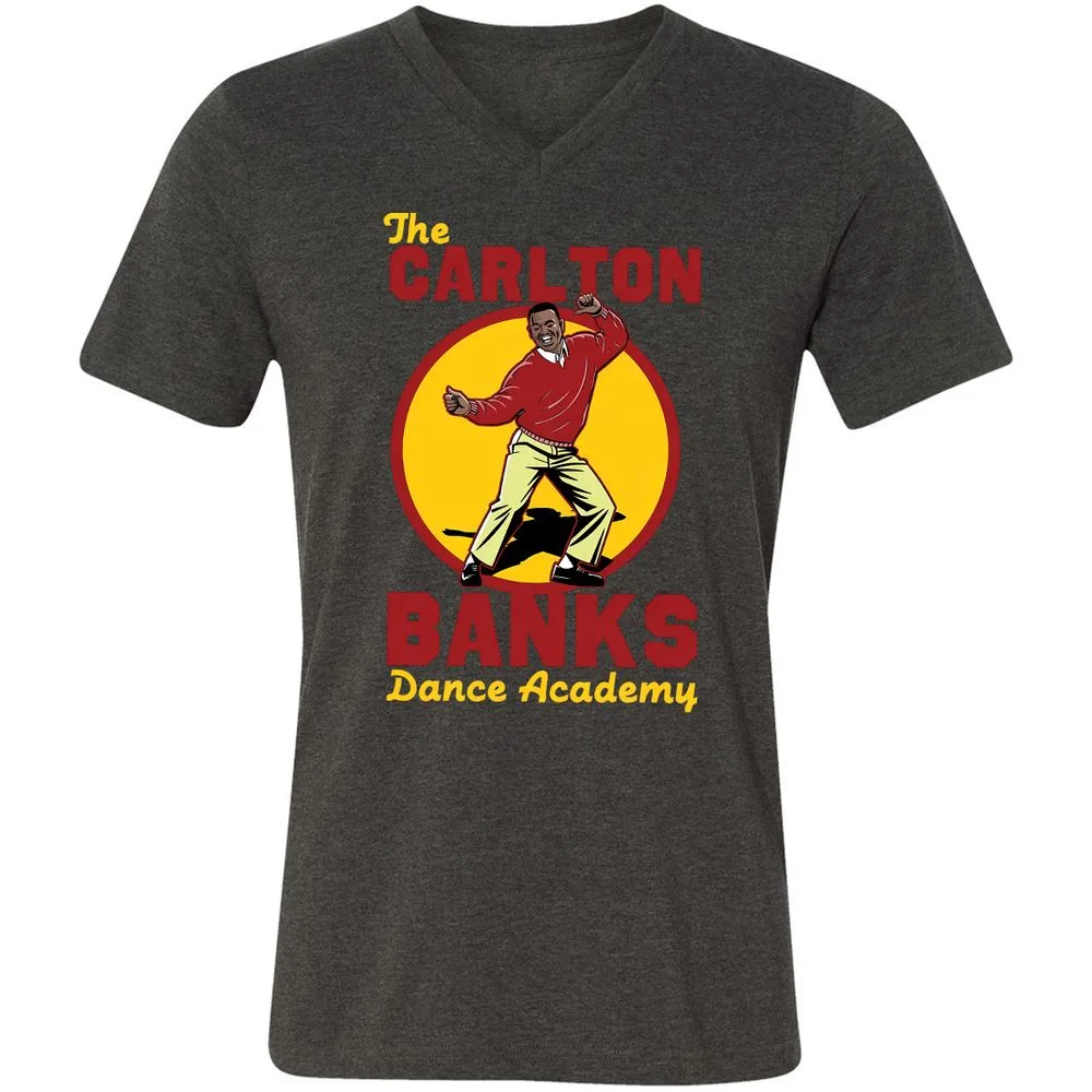 Unisex V-Neck T-Shirt - EYT9LQF7 - Dark Grey Heather - 8