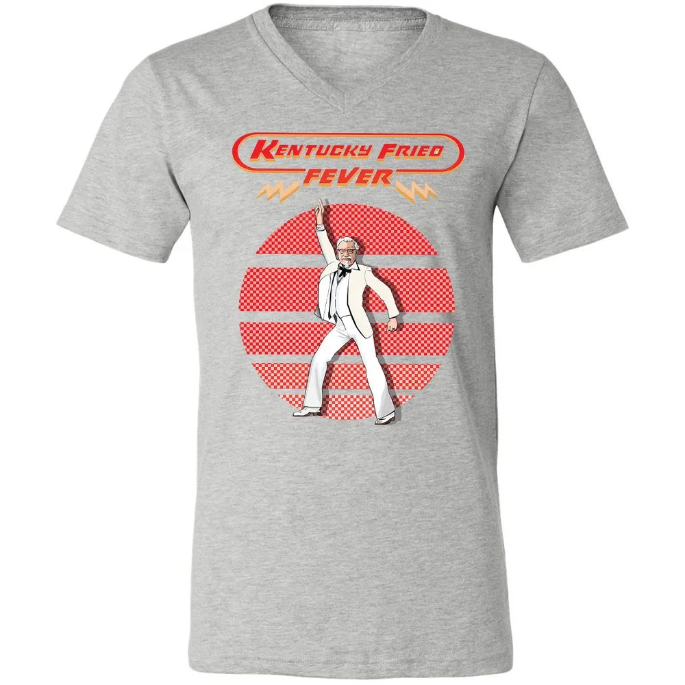 Unisex V-Neck T-Shirt - Y9SYKSJ1 - Athletic Heather - 7