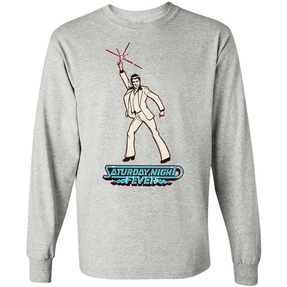 Long Sleeve T-Shirt - A4GN9LKC - Ash - 5