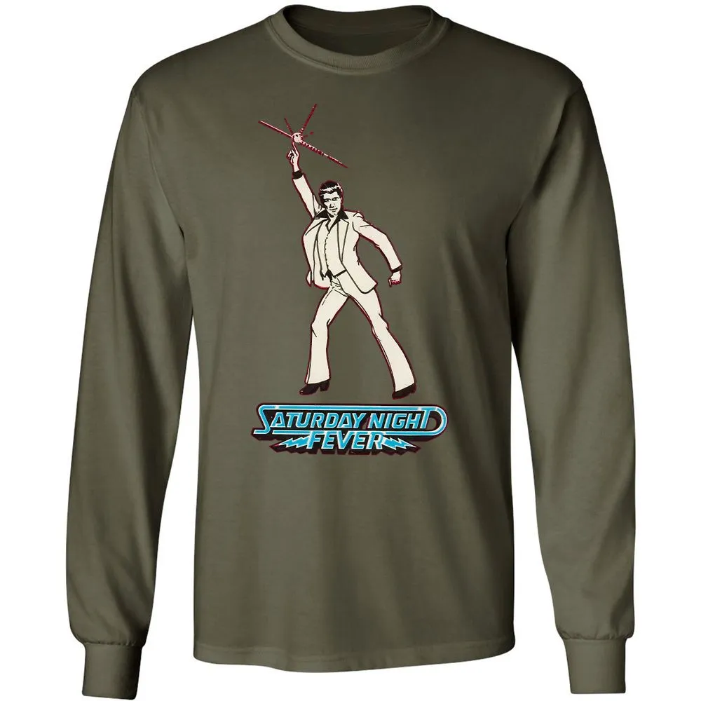 Long Sleeve T-Shirt - A4GN9LKC - Military Green - 7