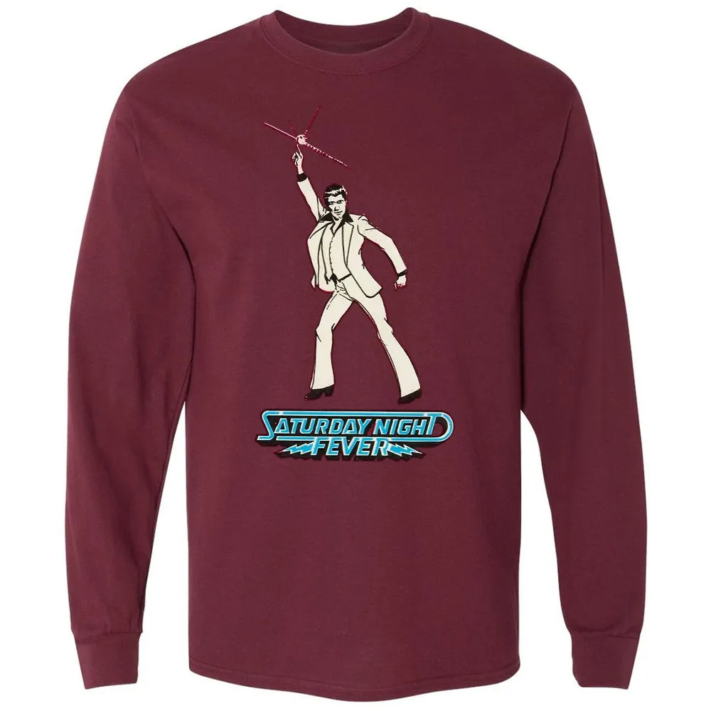 Long Sleeve T-Shirt - A4GN9LKC - Maroon - 11