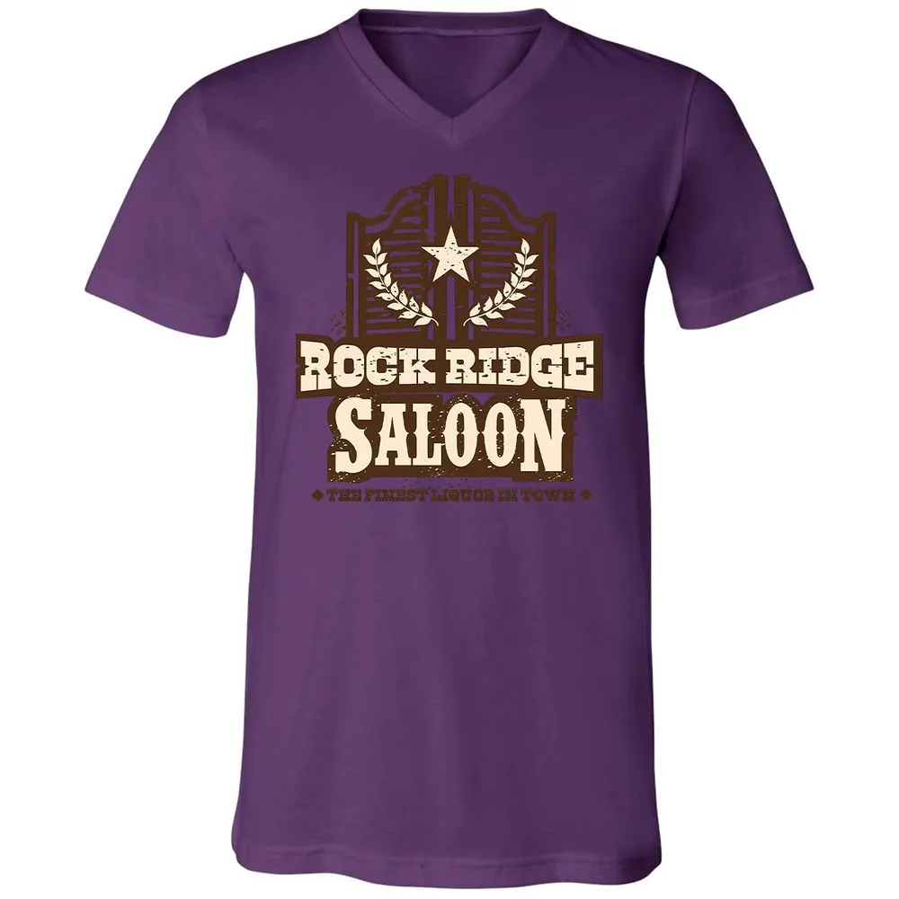 Unisex V-Neck T-Shirt - BLRX1YGY - Team Purple - 2