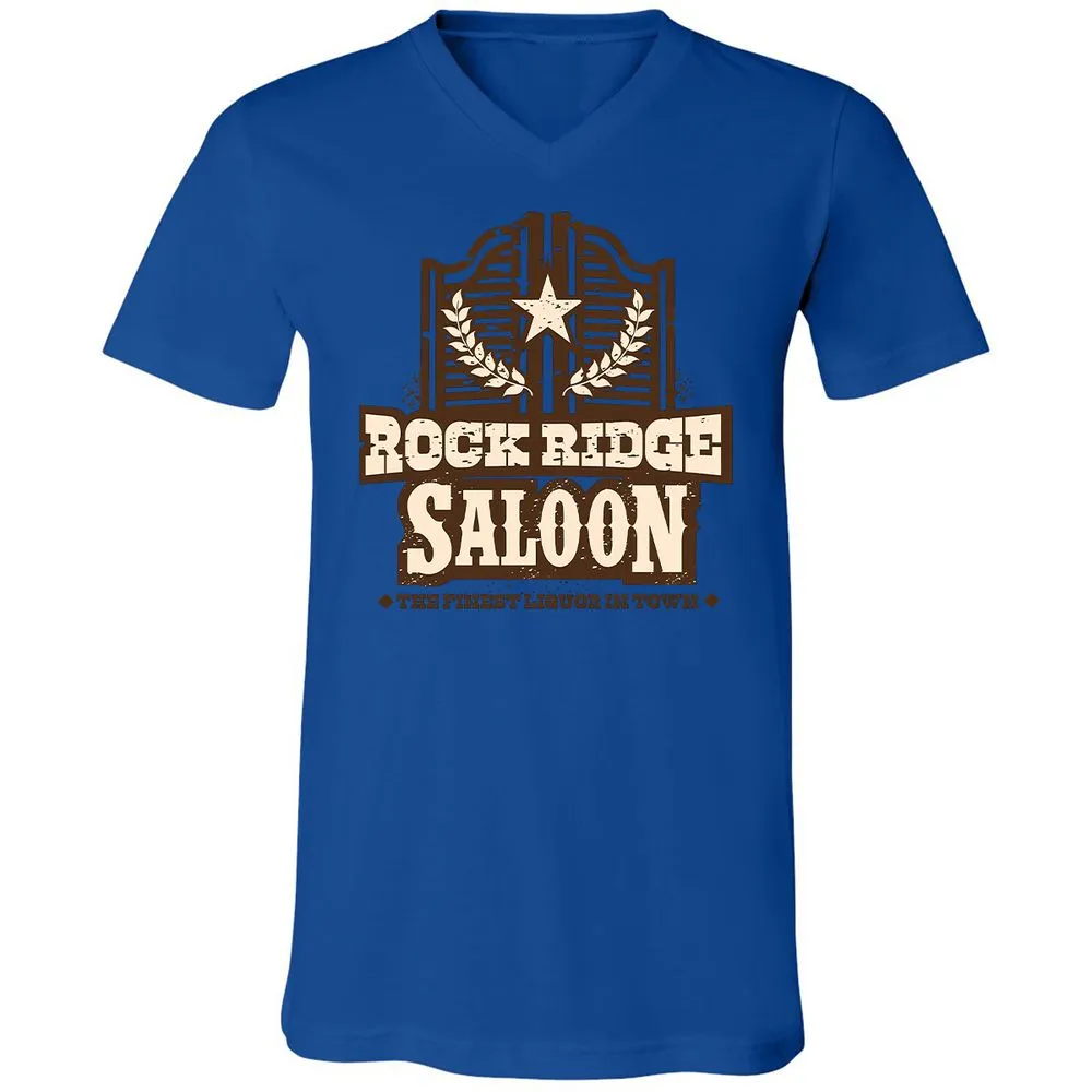 Unisex V-Neck T-Shirt - BLRX1YGY - True Royal - 4