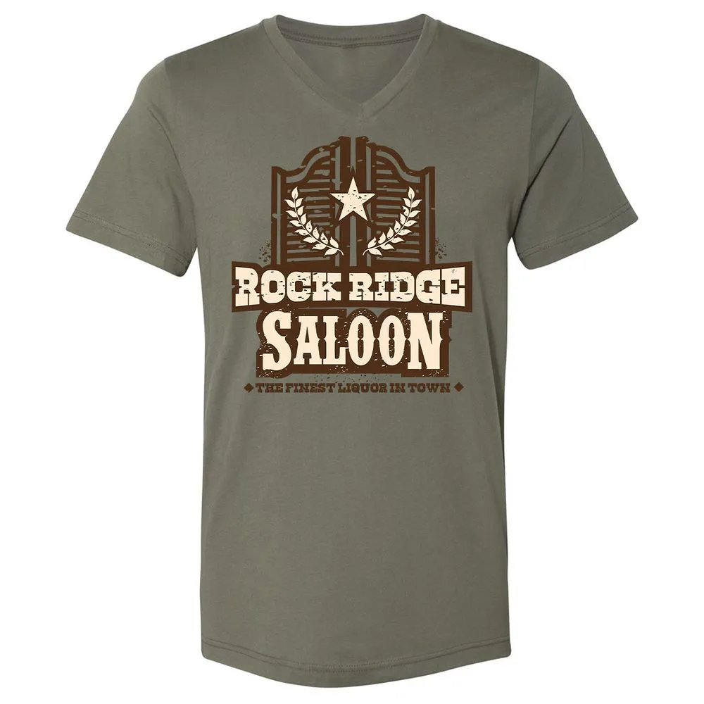 Unisex V-Neck T-Shirt - BLRX1YGY - Military Green - 10
