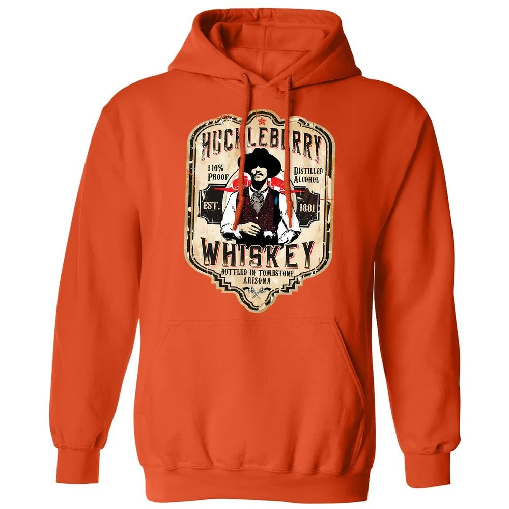 Huckleberry Whiskey Label - Orange - 10