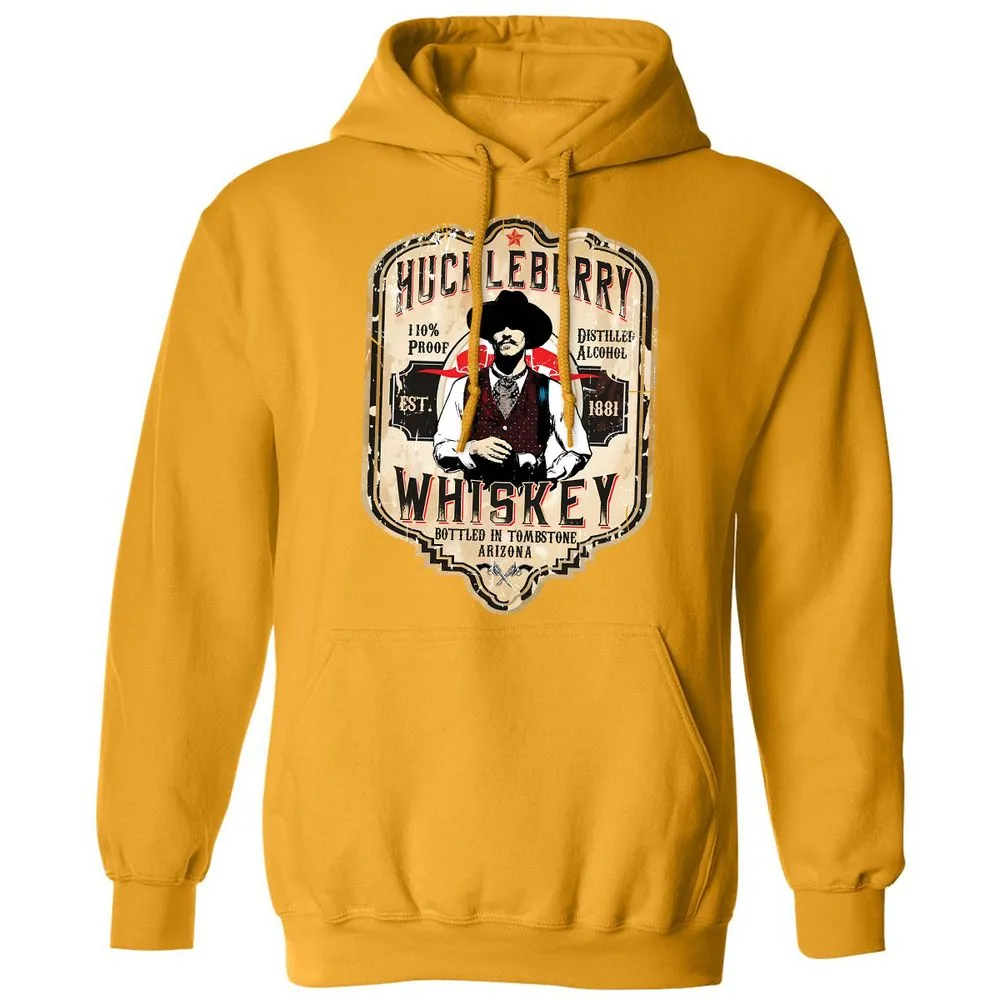 Huckleberry Whiskey Label - Gold - 12
