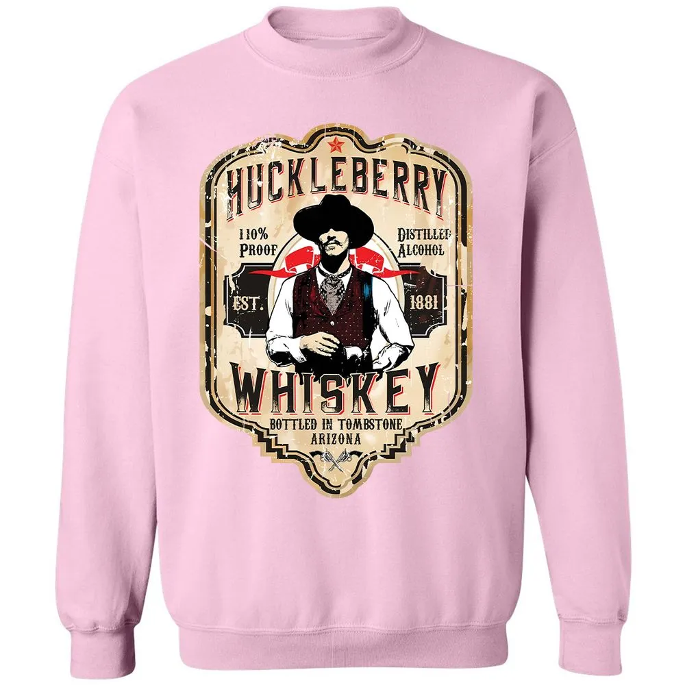 Huckleberry Whiskey Label - Light Pink - 3