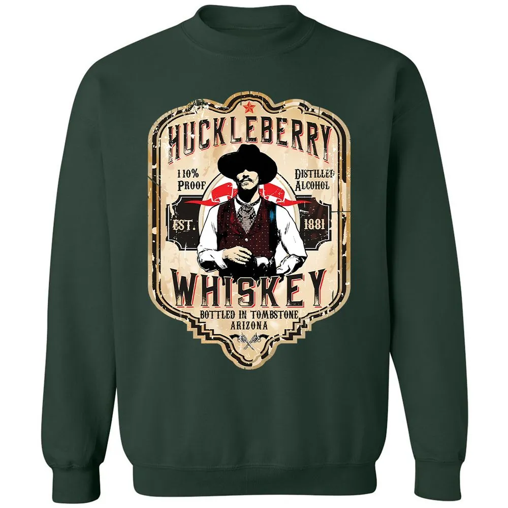 Huckleberry Whiskey Label - Forest Green - 4