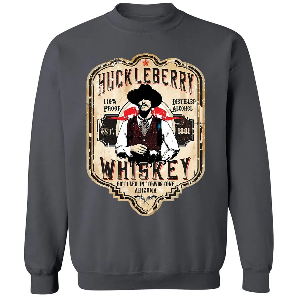 Huckleberry Whiskey Label - Charcoal - 7
