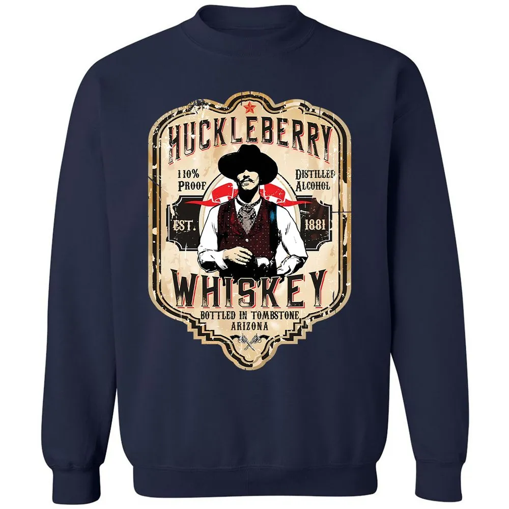 Huckleberry Whiskey Label - Navy - 8