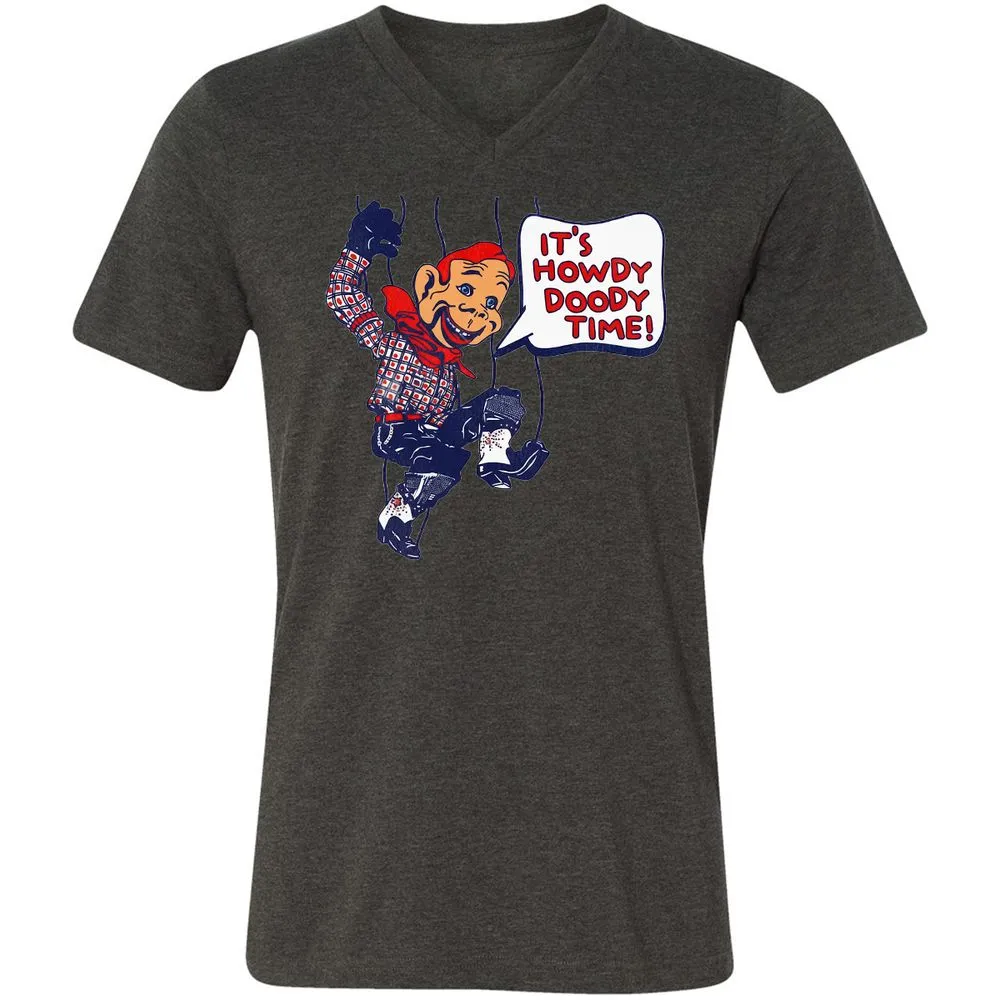 It's Howdy Doody Time! - Dark Grey Heather - 8