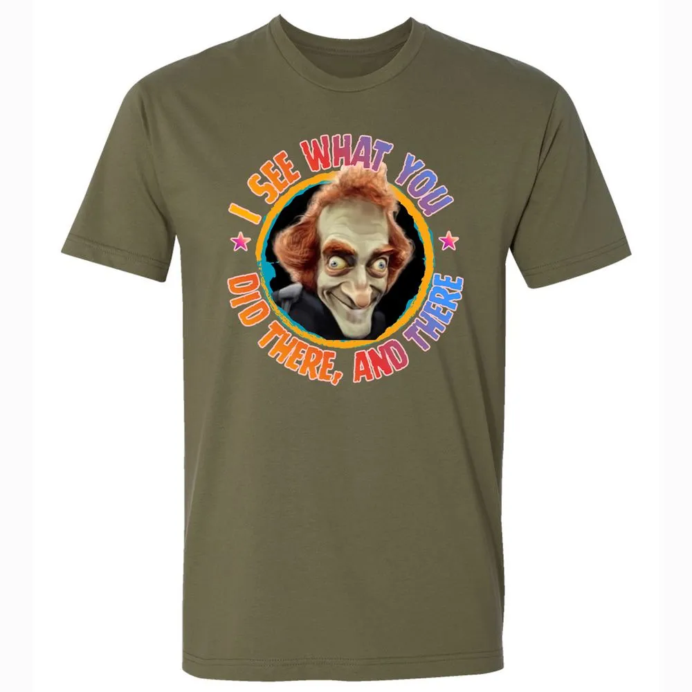 I see what you did there, and there - Military Green - 5