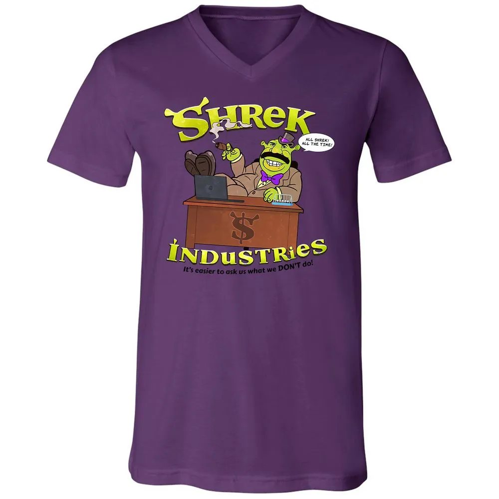 Unisex V-Neck T-Shirt - 69LWB4FM - Team Purple - 2