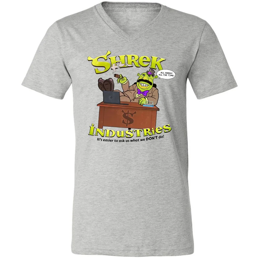Unisex V-Neck T-Shirt - 69LWB4FM - Athletic Heather - 7
