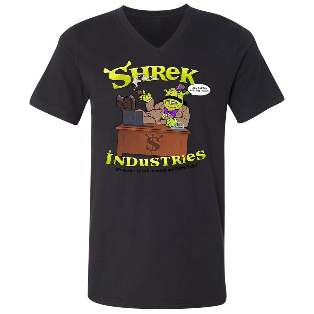 Unisex V-Neck T-Shirt - 69LWB4FM - Black - 16