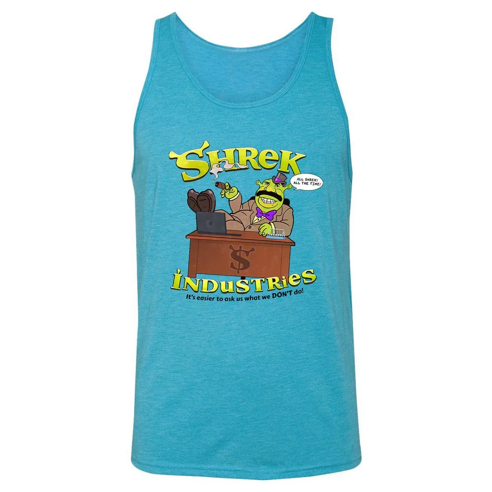 Unisex Jersey Tank - N9VJUBYK - Aqua Triblend - 3