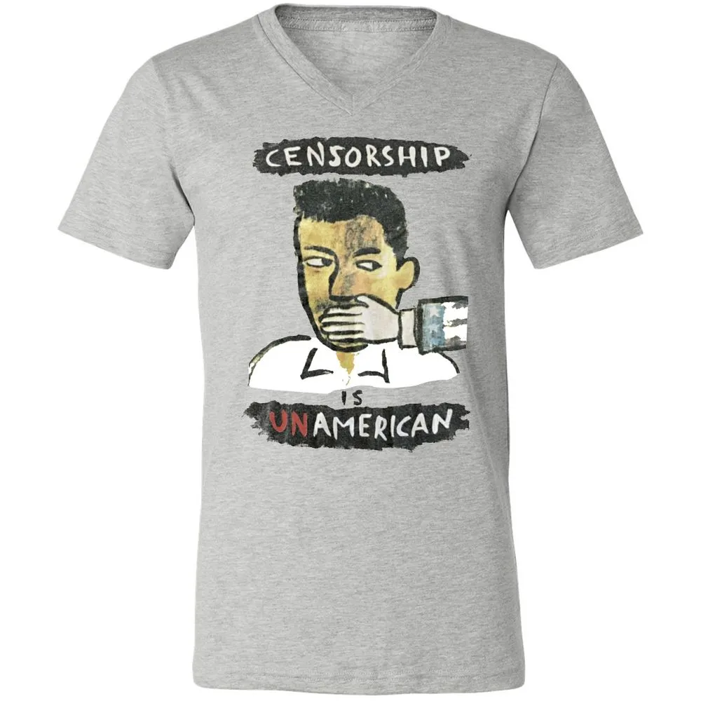 Censorship is Unamerican - Athletic Heather - 7