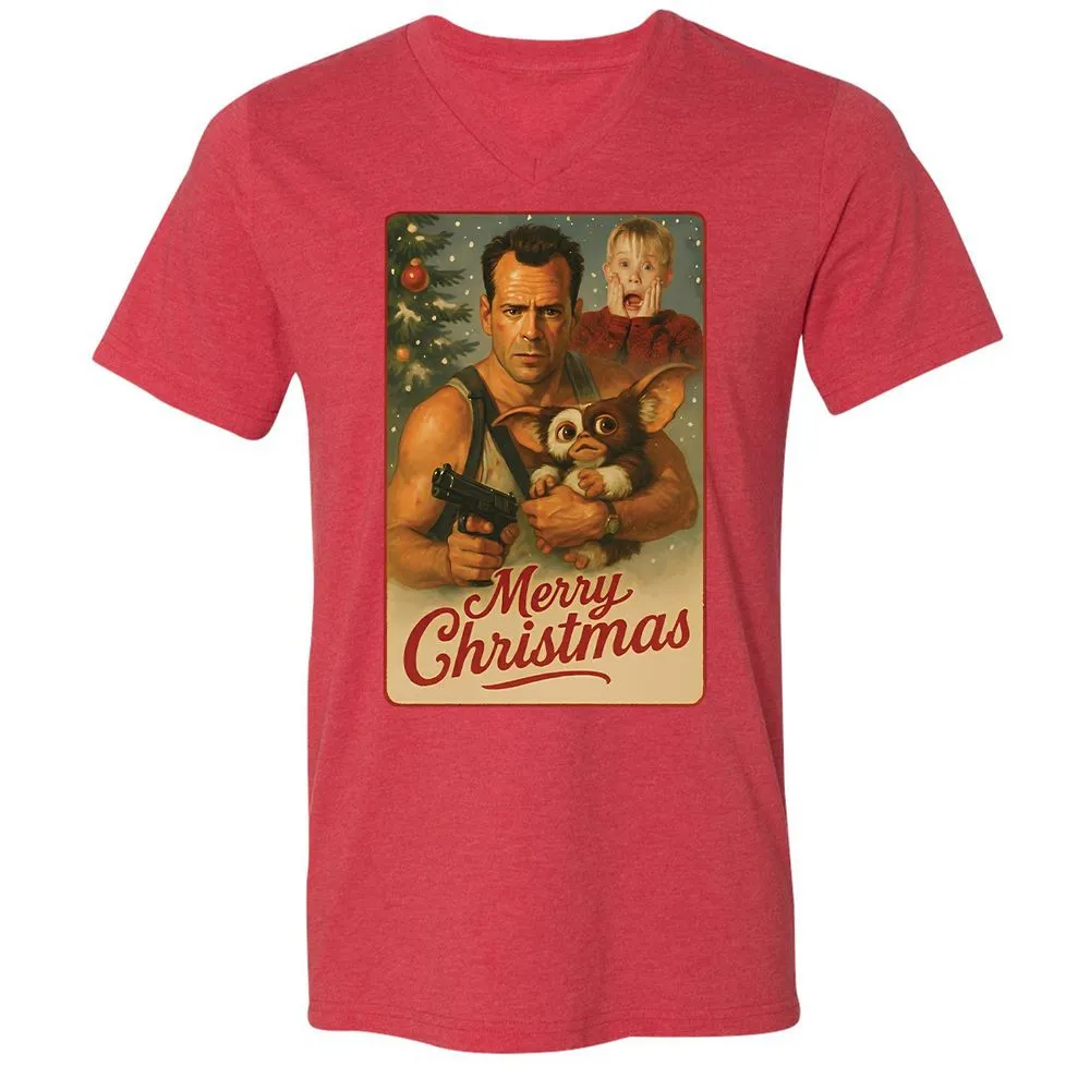 Merry Christmas - Heather Red - 5