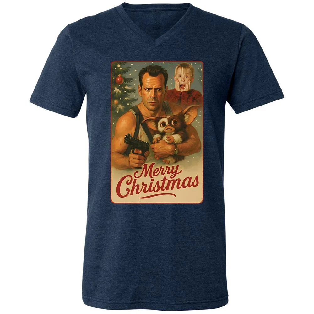 Merry Christmas - Heather Navy - 15
