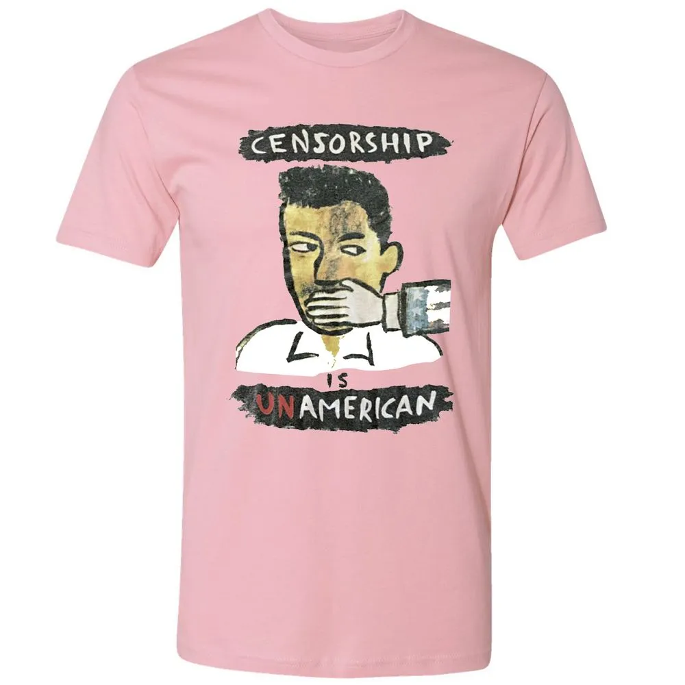 Censorship is Unamerican - Light Pink - 3