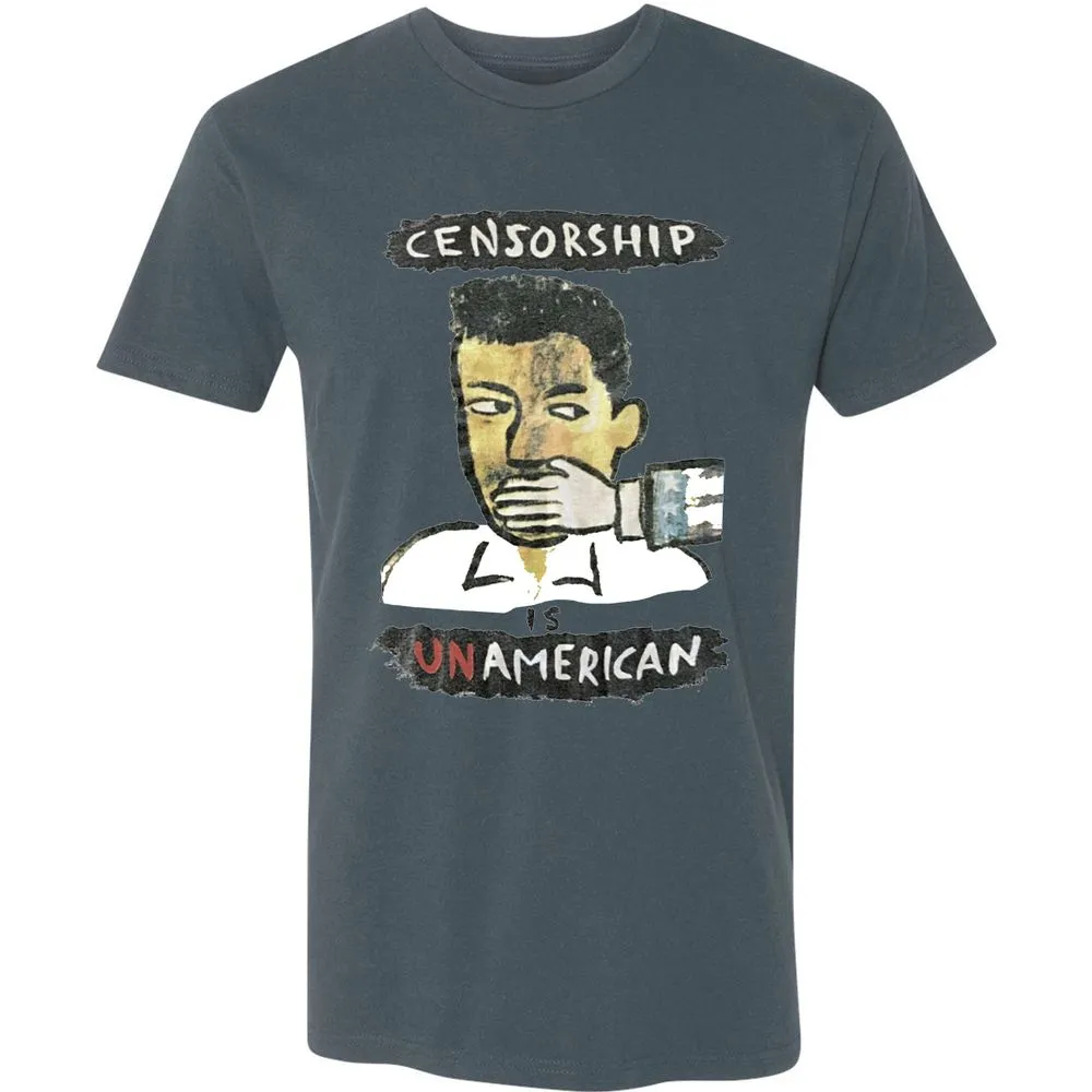 Censorship is Unamerican - Indigo - 15