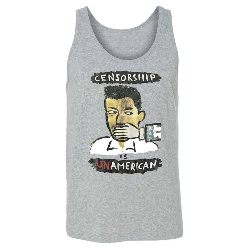Censorship is Unamerican - Athletic Heather - 4