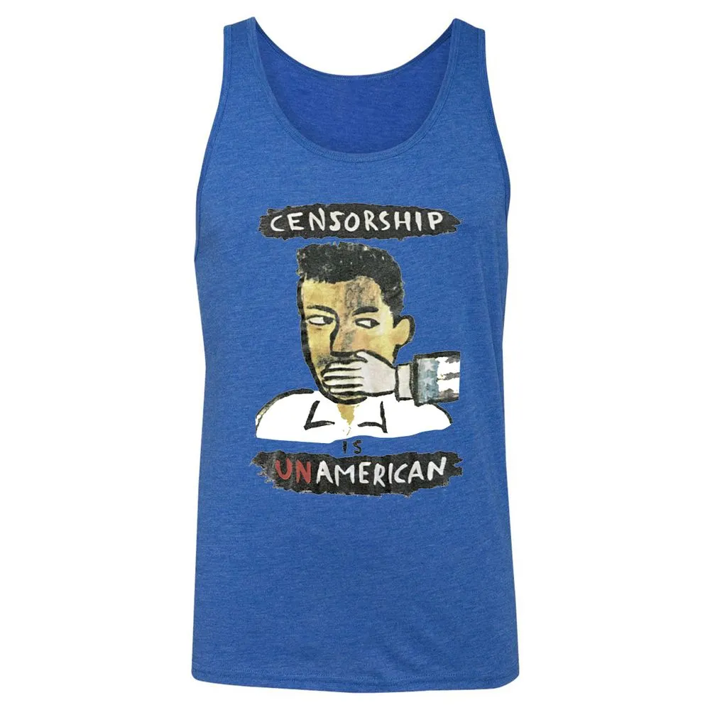 Censorship is Unamerican - True Royal Triblend - 12