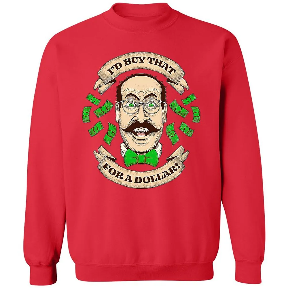 Classic Unisex Sweatshirt - 6UGH8FD6 - Red - 5