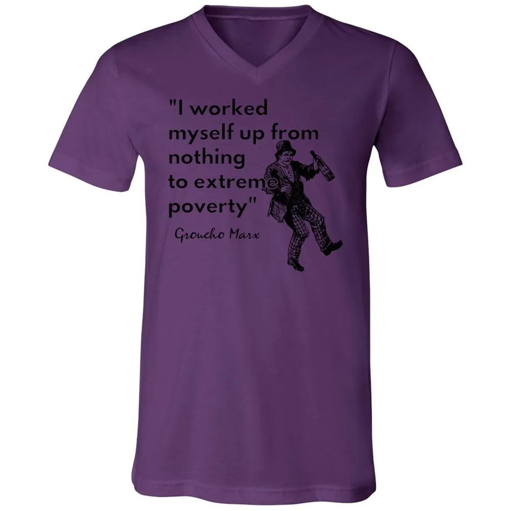 Unisex V-Neck T-Shirt - NUAAFYD3 - Team Purple - 2