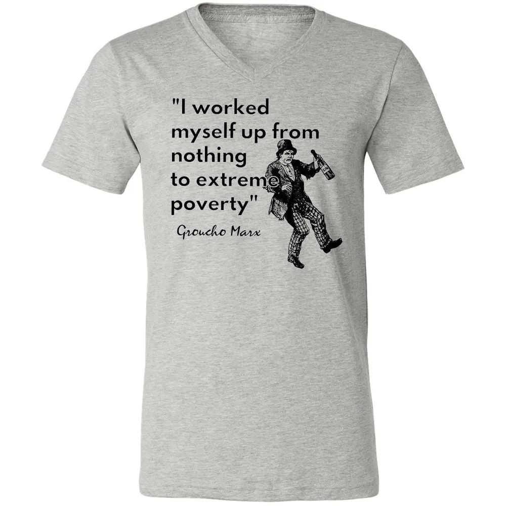 Unisex V-Neck T-Shirt - NUAAFYD3 - Athletic Heather - 7