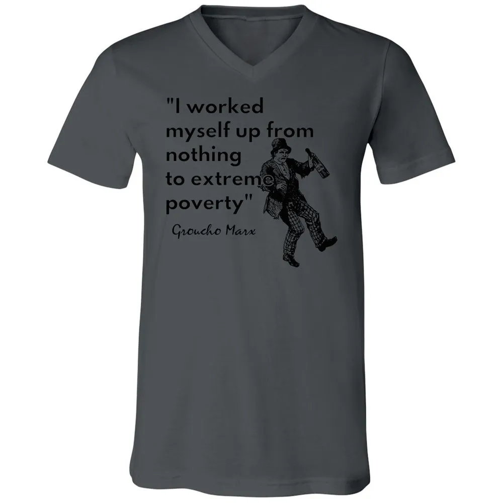 Unisex V-Neck T-Shirt - NUAAFYD3 - Asphalt - 12