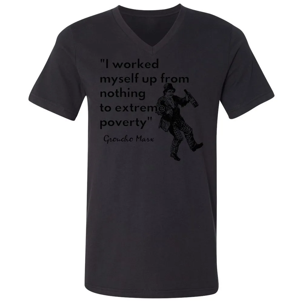 Unisex V-Neck T-Shirt - NUAAFYD3 - Black - 16