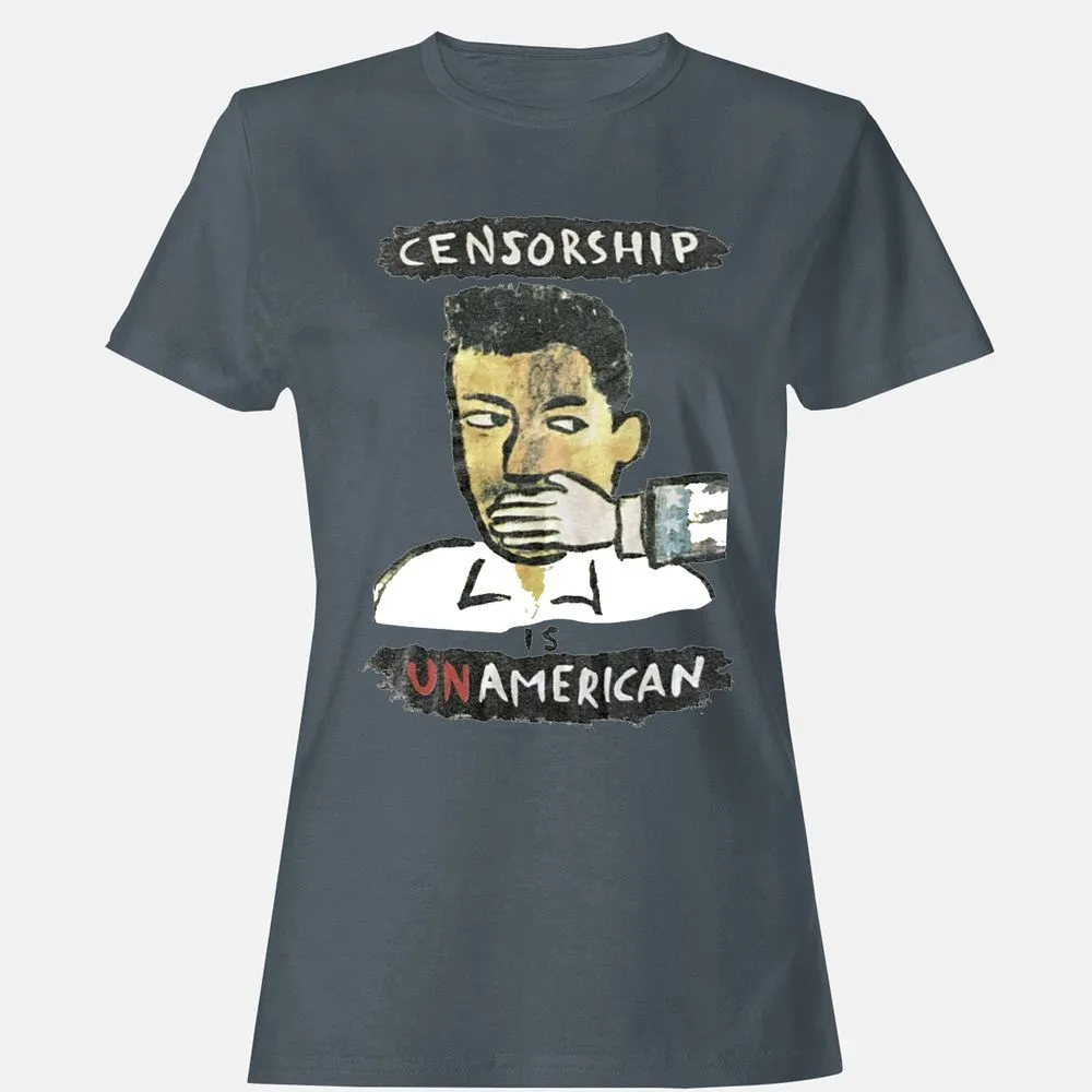 Censorship is Unamerican - Charcoal - 3