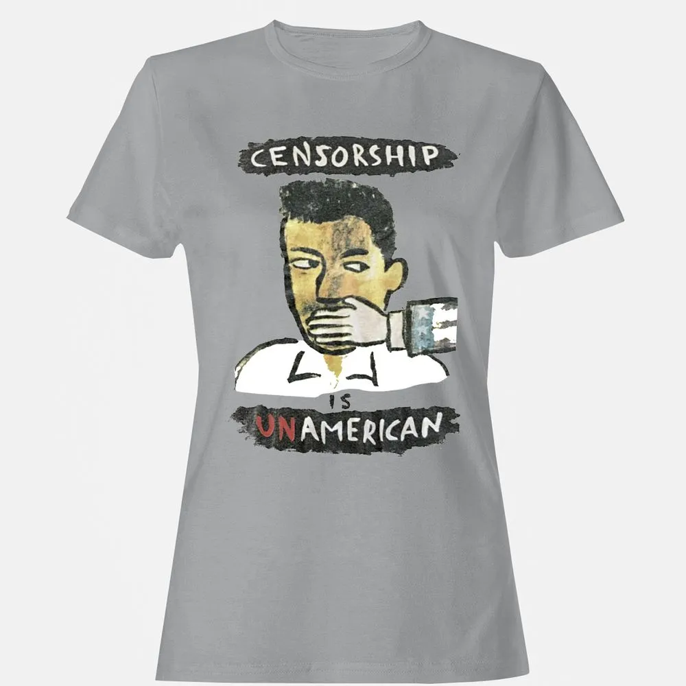 Censorship is Unamerican - Sport Grey - 15