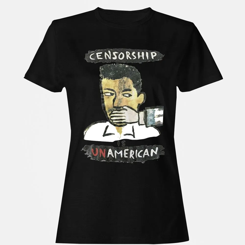 Censorship is Unamerican - Black - 16