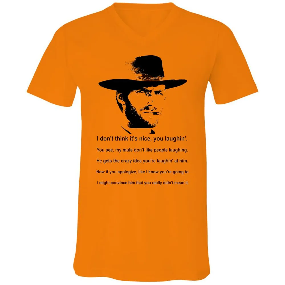 Clint Eastwood Mule Quote - Orange - 11