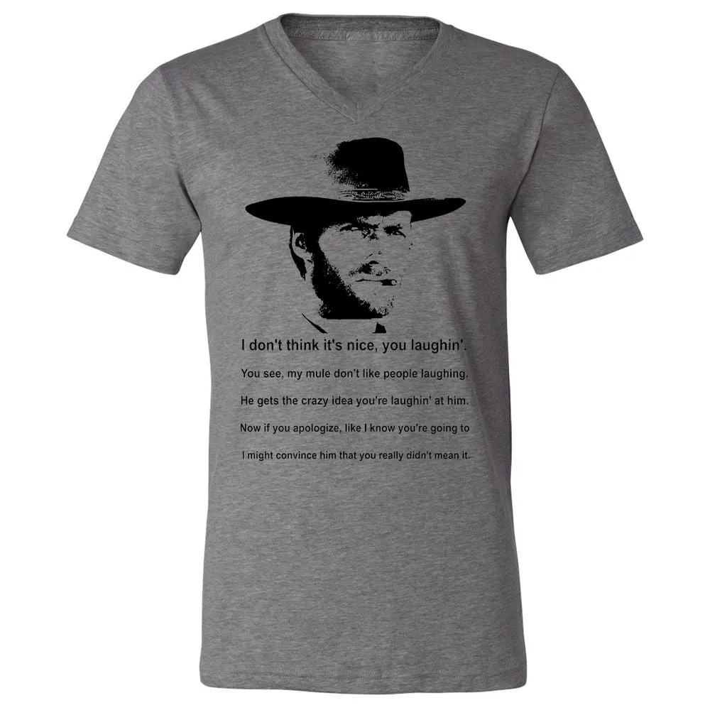 Clint Eastwood Mule Quote - Deep Heather - 13