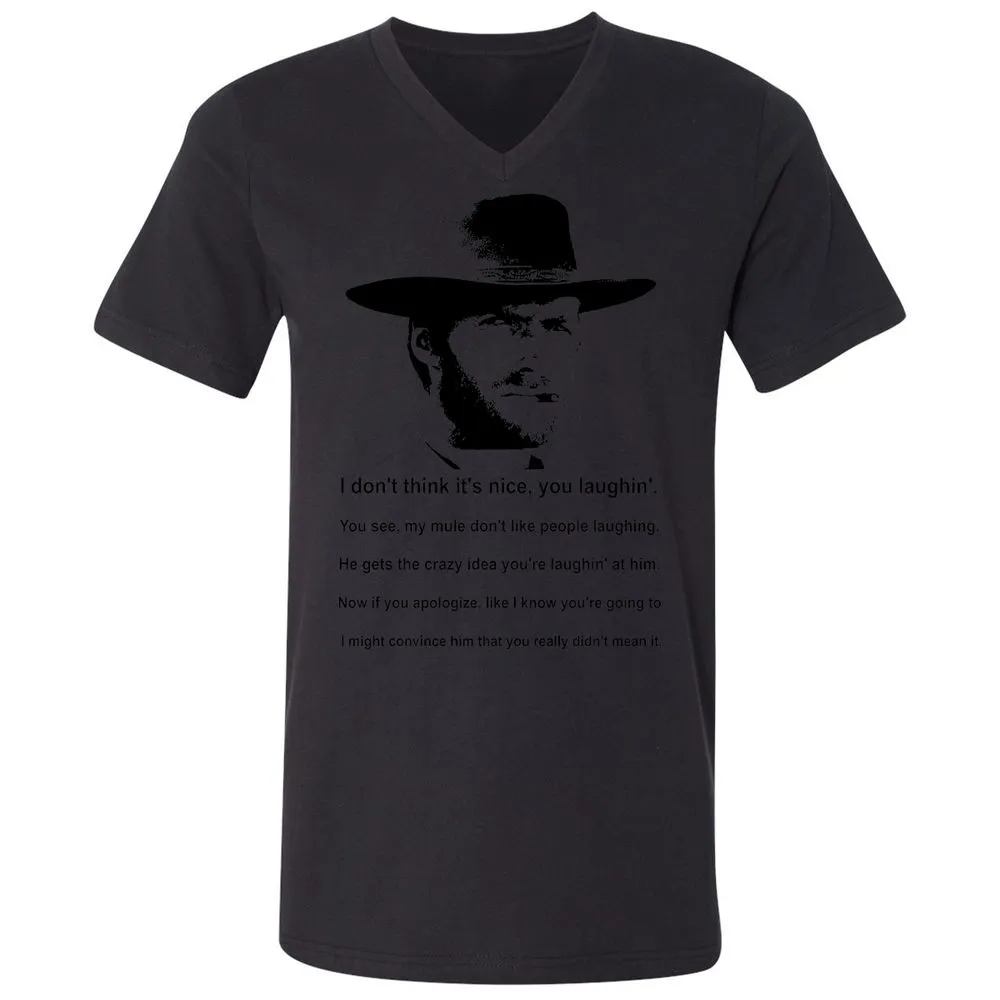 Clint Eastwood Mule Quote - Black - 16