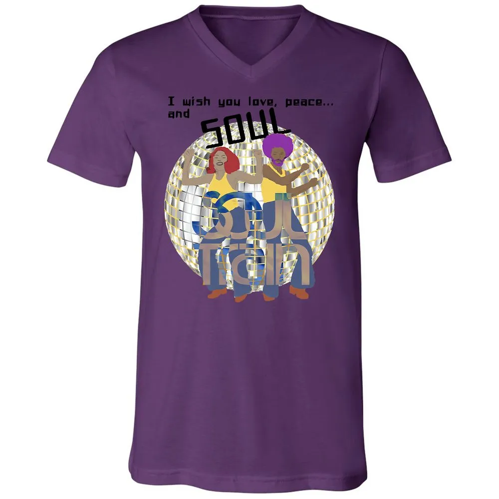 Unisex V-Neck T-Shirt - MTVVW1AJ - Team Purple - 2
