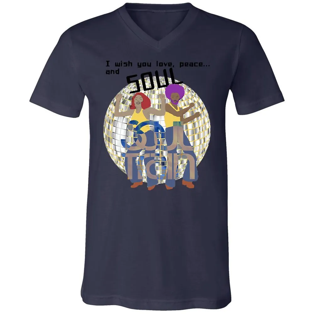 Unisex V-Neck T-Shirt - MTVVW1AJ - Navy - 9