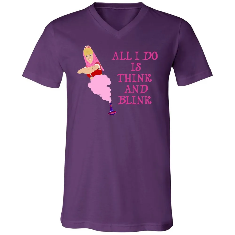 Unisex V-Neck T-Shirt - HYNWL7JP - Team Purple - 2