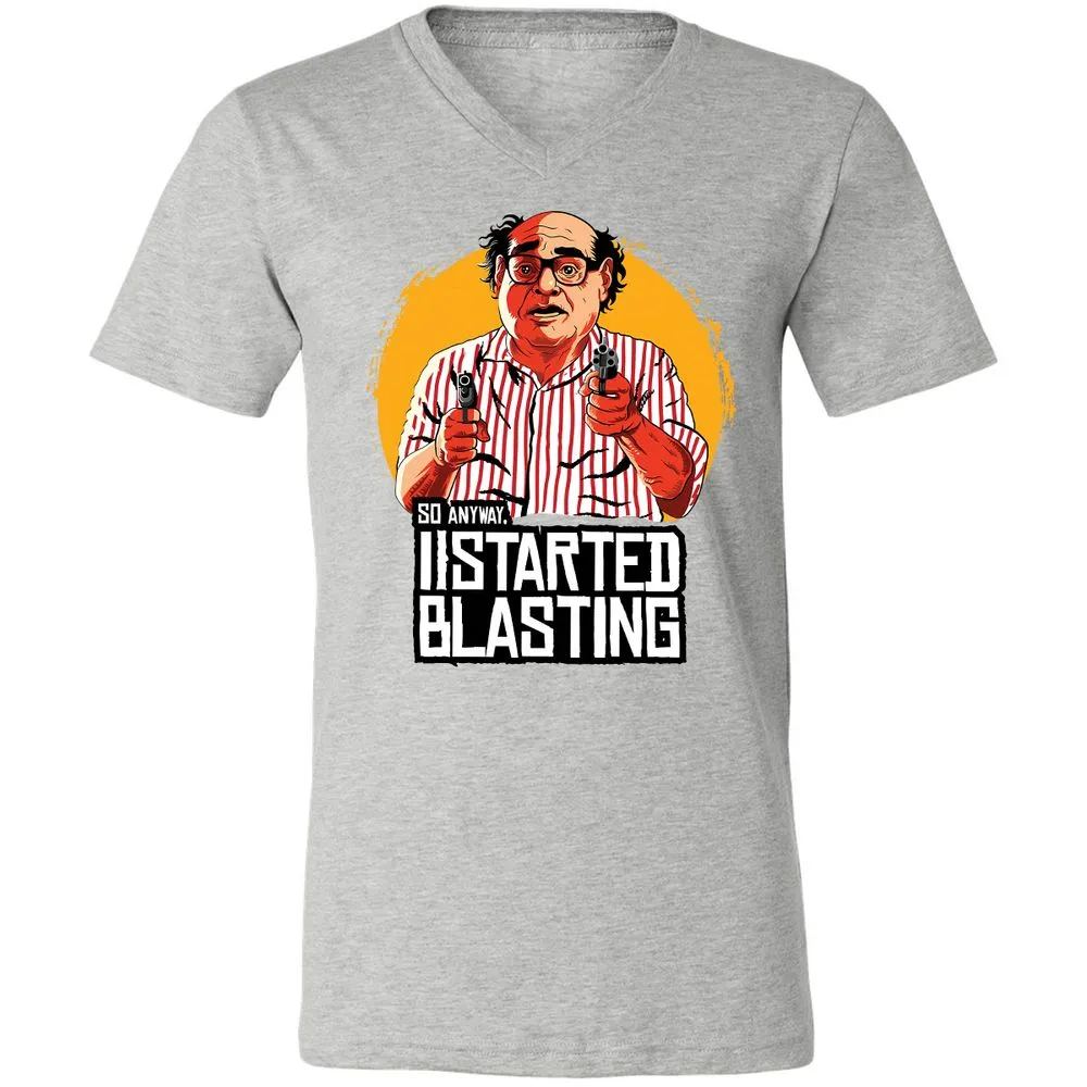 Unisex V-Neck T-Shirt - A918X1JC - Athletic Heather - 7